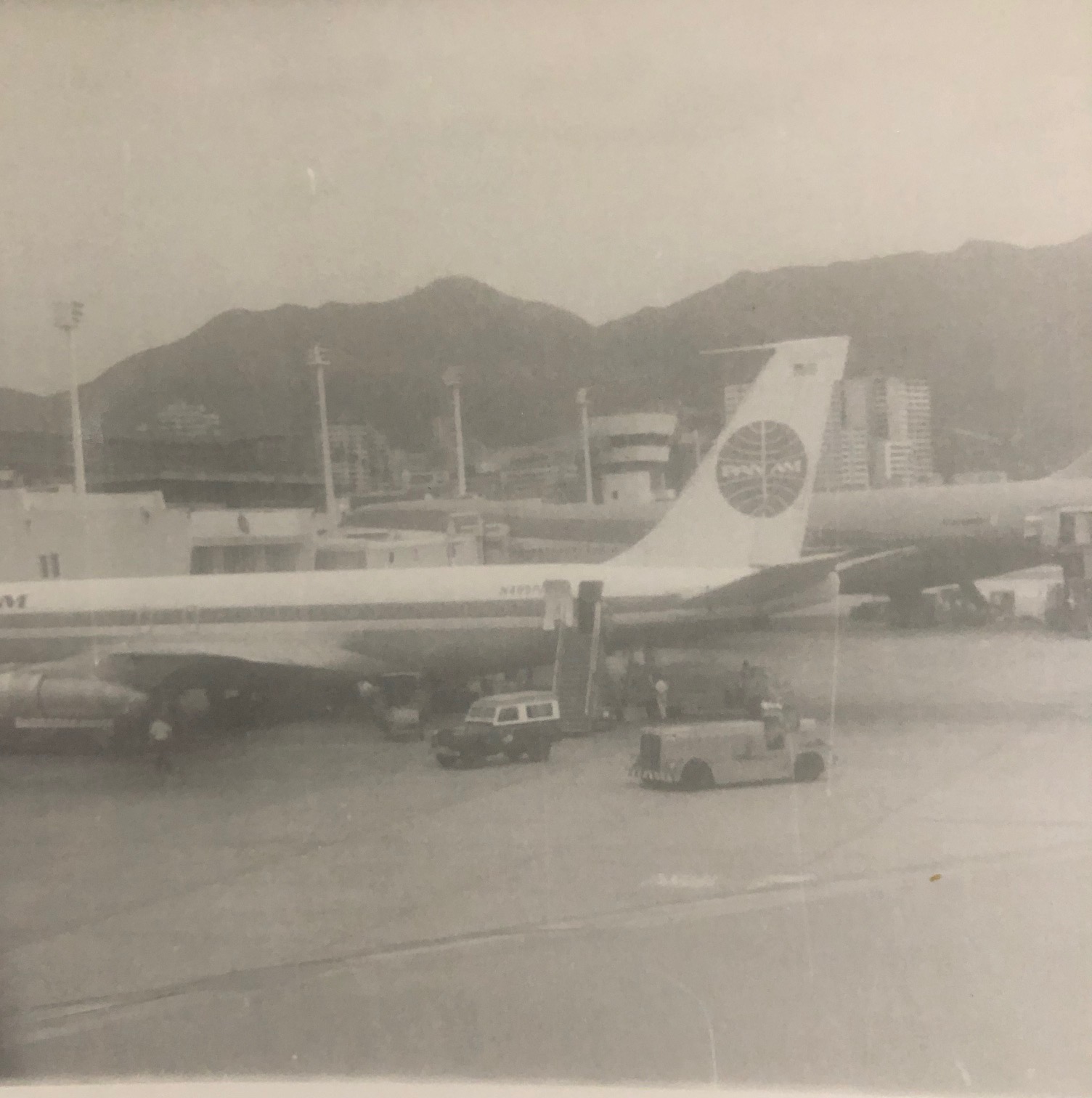 Dad's view from an airplane window.